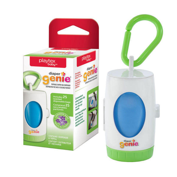 Playtex Baby Diaper Genie Portable Diaper Pail Bag Dispenser Care and