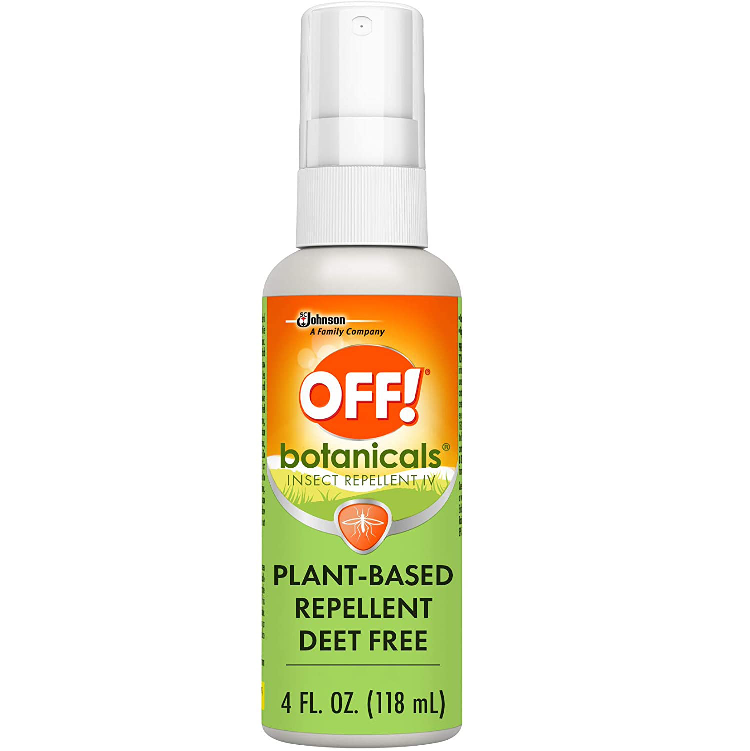 OFF! Botanicals Deet Free Insect and Mosquito Repellent, Bug Spray Made