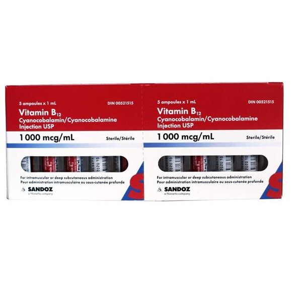 Vitamin B12 1000mcg / ml 10 ampoules of 1 ml Care and Shop