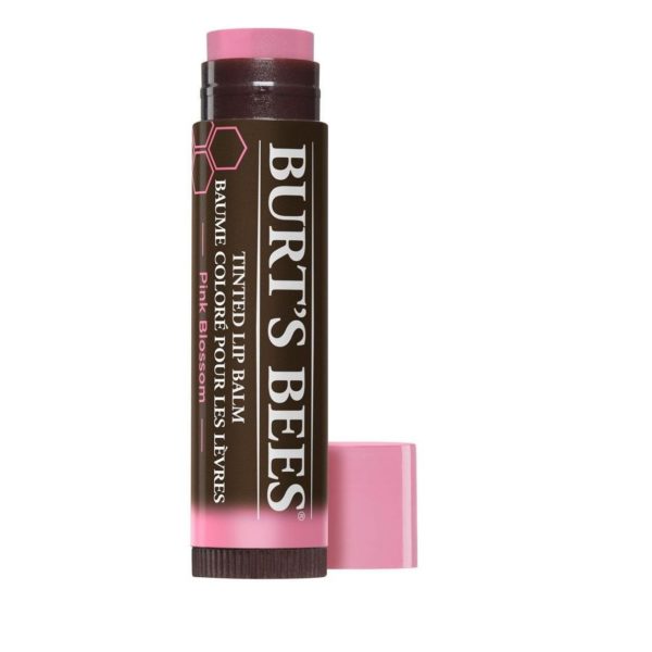 Burt's Bees 100 Natural Tinted lip Balm, Pink Blossom, 4.25g Care and Shop