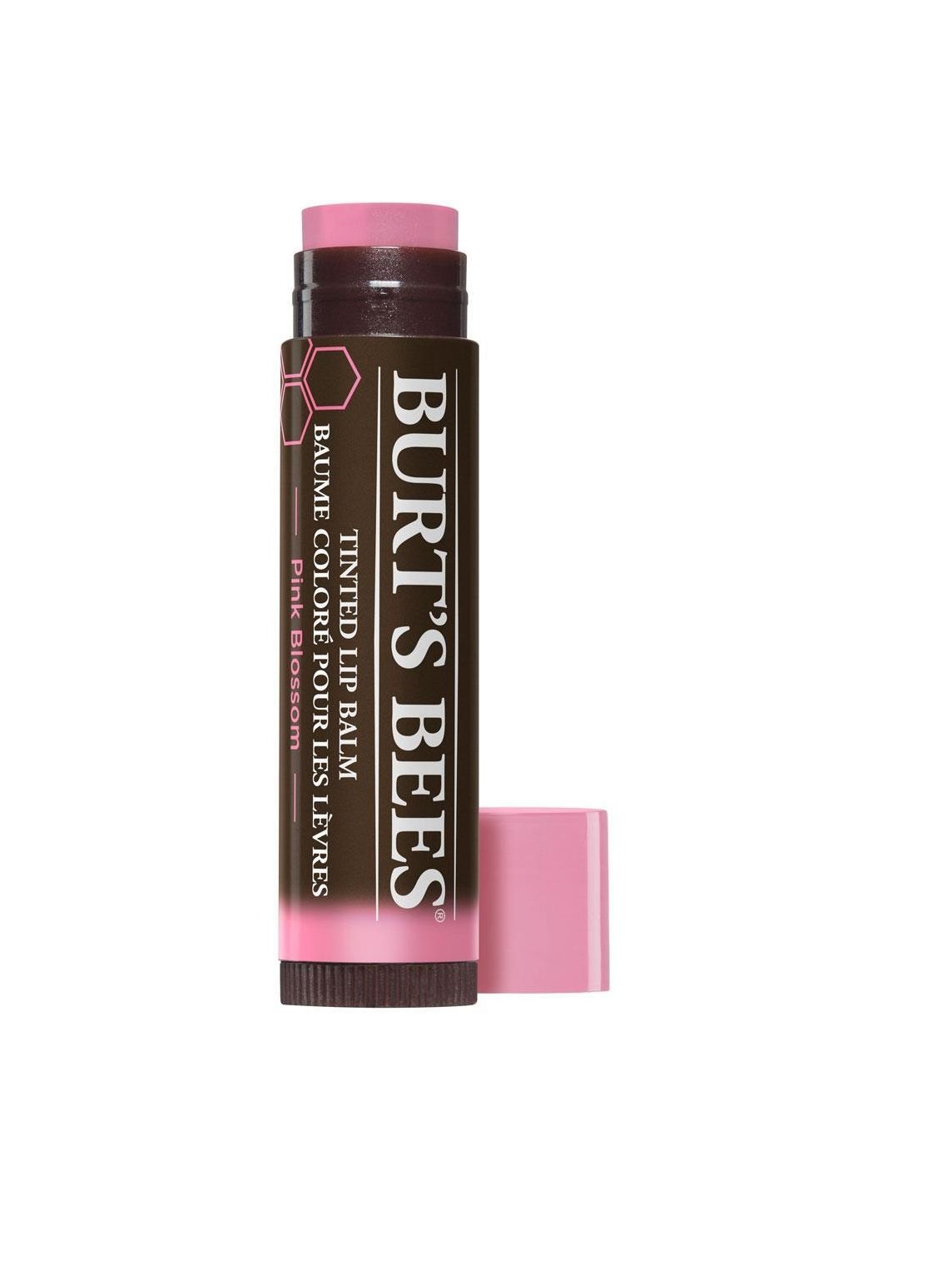 Burt's Bees 100 Natural Tinted lip Balm, Pink Blossom, 4.25g Care