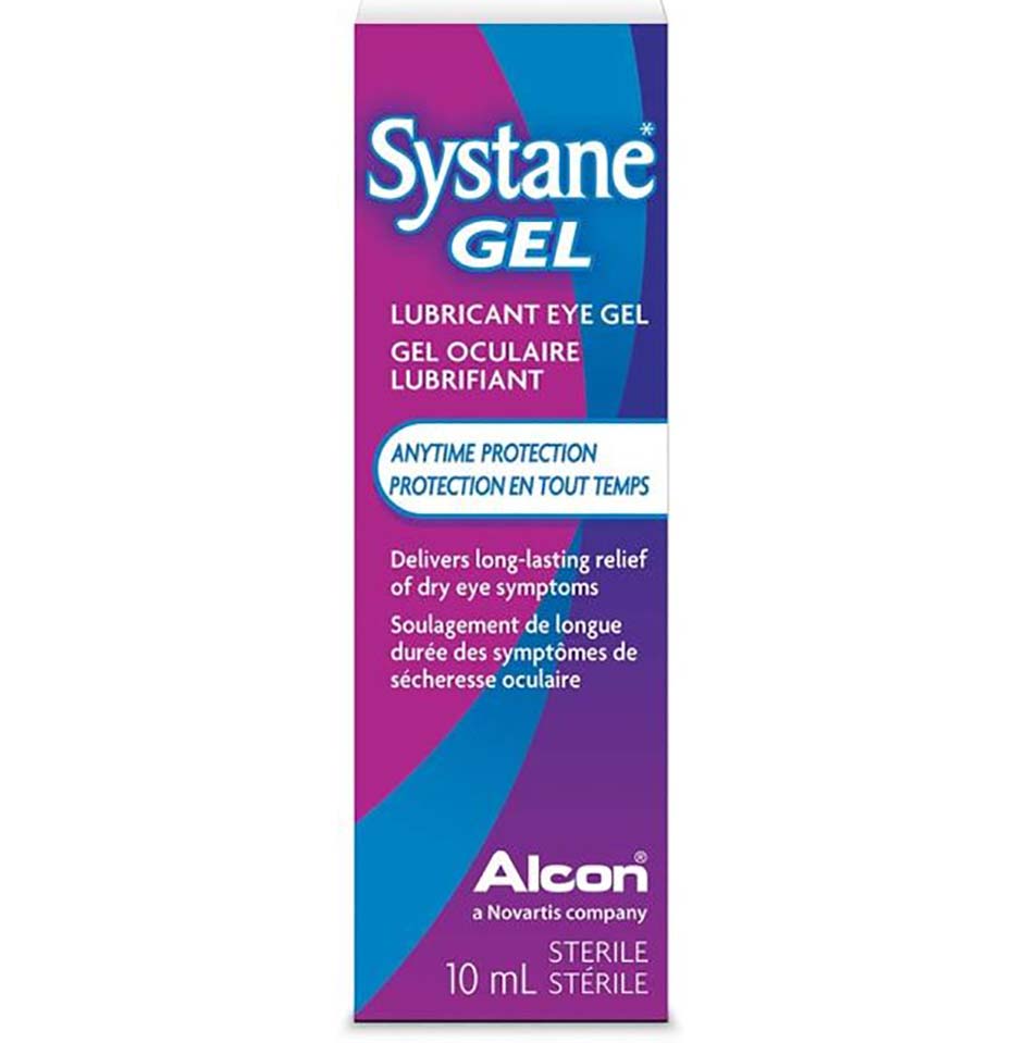 Systane Alcon Lubricant Eye Gel Night Protection Long Lasting 10ml